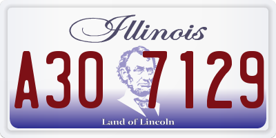 IL license plate A307129