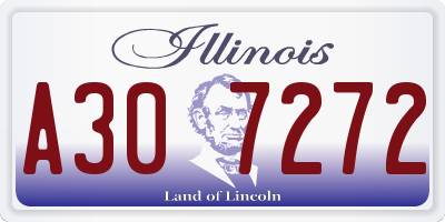IL license plate A307272