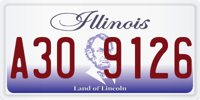 IL license plate A309126