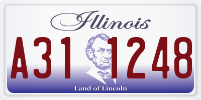 IL license plate A311248