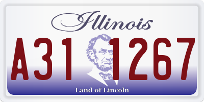 IL license plate A311267