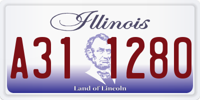 IL license plate A311280