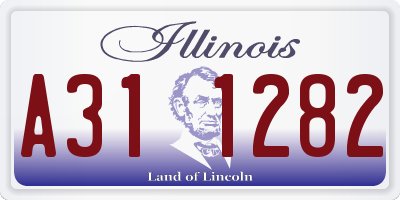 IL license plate A311282