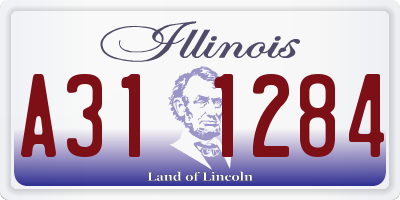 IL license plate A311284