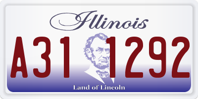 IL license plate A311292