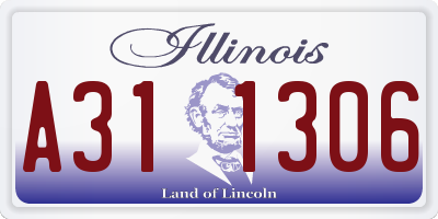 IL license plate A311306