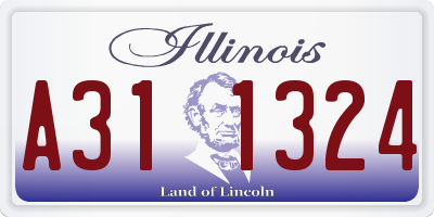 IL license plate A311324