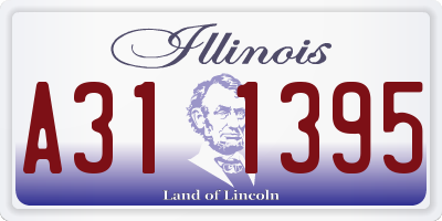 IL license plate A311395