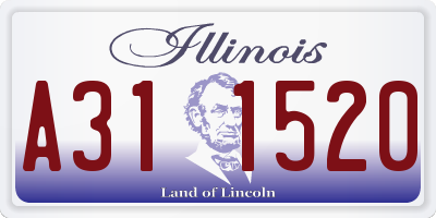 IL license plate A311520