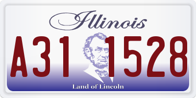 IL license plate A311528