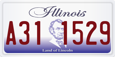 IL license plate A311529