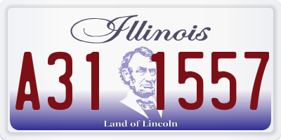 IL license plate A311557