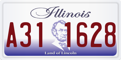 IL license plate A311628