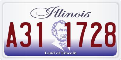 IL license plate A311728