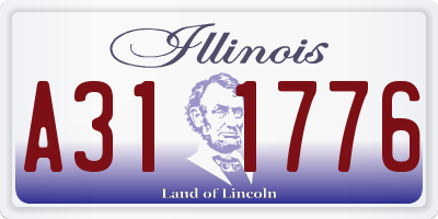 IL license plate A311776