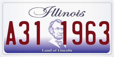IL license plate A311963