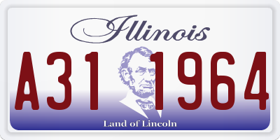 IL license plate A311964