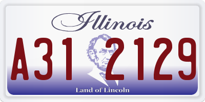 IL license plate A312129