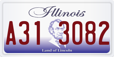 IL license plate A313082