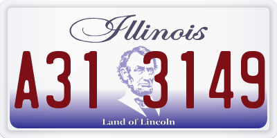 IL license plate A313149
