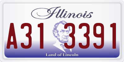 IL license plate A313391
