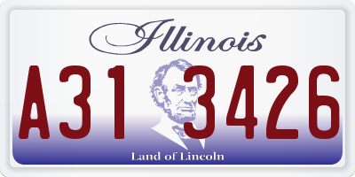 IL license plate A313426