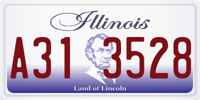 IL license plate A313528