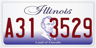 IL license plate A313529