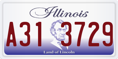 IL license plate A313729