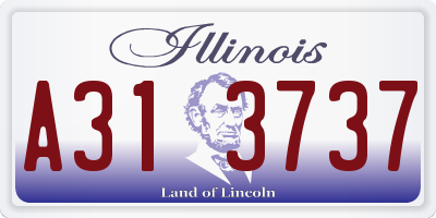 IL license plate A313737