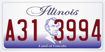 IL license plate A313994