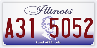 IL license plate A315052