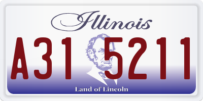 IL license plate A315211