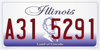 IL license plate A315291