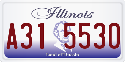 IL license plate A315530