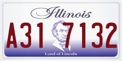IL license plate A317132