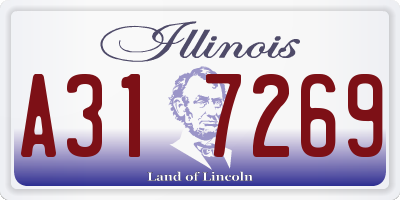 IL license plate A317269