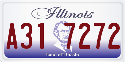 IL license plate A317272