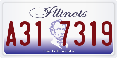 IL license plate A317319