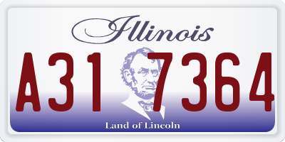 IL license plate A317364
