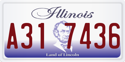 IL license plate A317436