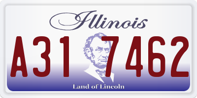 IL license plate A317462