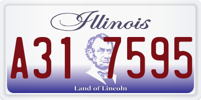 IL license plate A317595