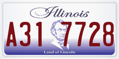 IL license plate A317728