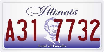 IL license plate A317732