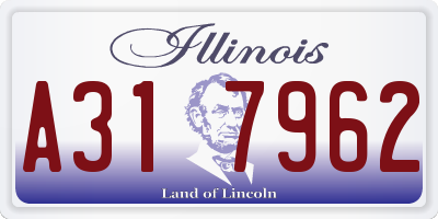 IL license plate A317962