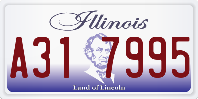 IL license plate A317995