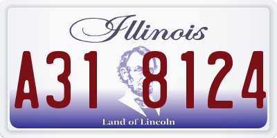 IL license plate A318124
