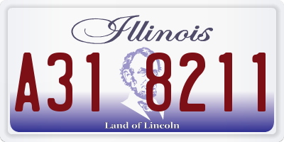IL license plate A318211