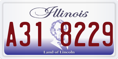 IL license plate A318229
